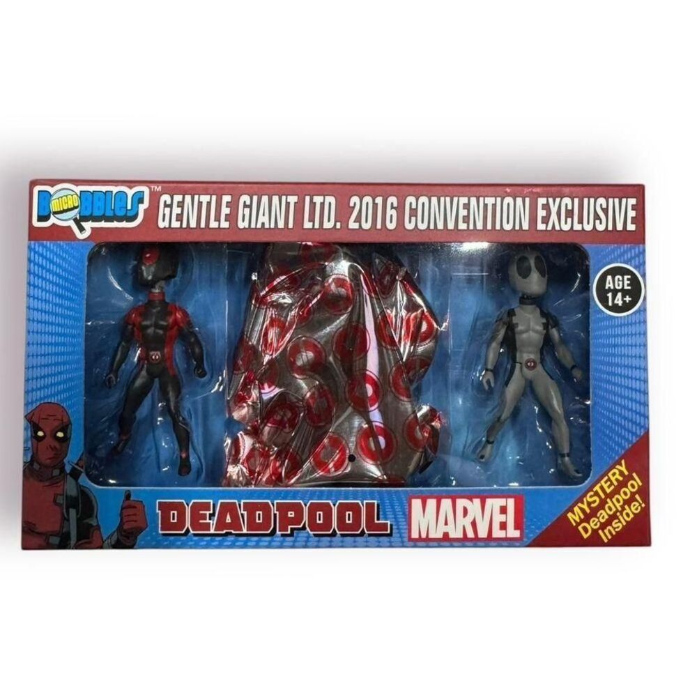 Marvel‎ Comics 2016 SDCC Exclusive DEADPOOL Micro Bobble 3 Pack Gentle Giant